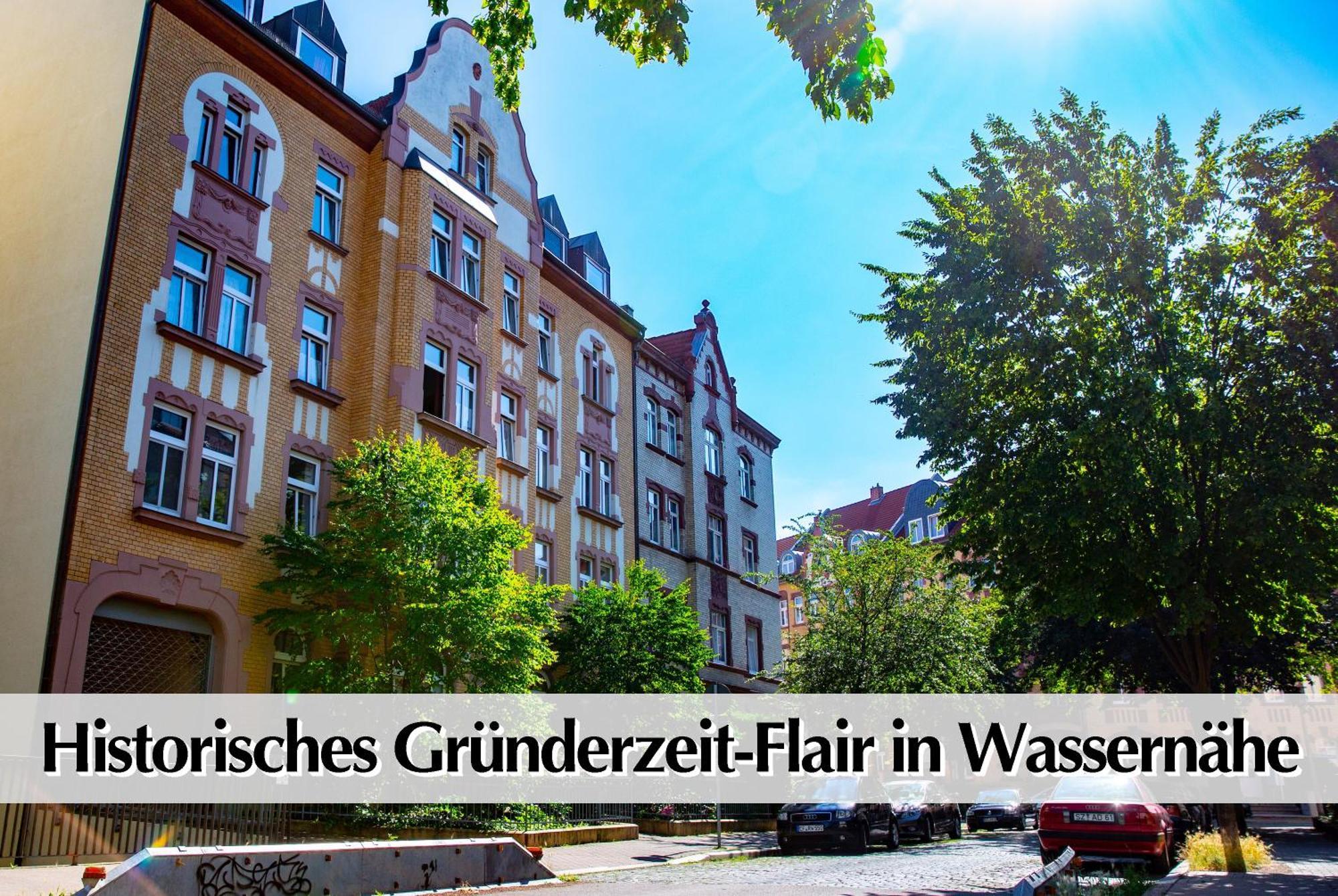 Stadtperle am plätschernden Wasser - 50m2 Zweiraumwohnung in zentraler Lage Erfurt Exterior foto